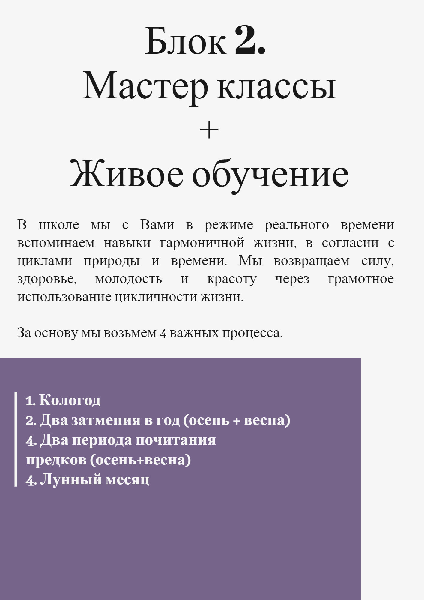 Программа школы